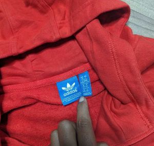 Adidas Red Hoodie