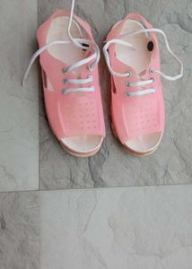 Pink Flat Sandals
