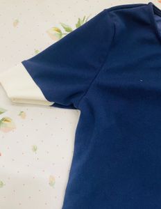 Navy &amp; White Mini Dress