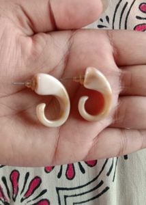 Cute Cream Color Earrings