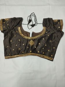 Grey wedding saree