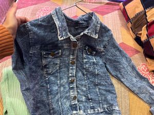 Acid Wash Denim Jacket