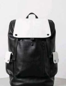 Stylish Black & White Backpack
