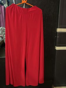 Red Palazzo Pants