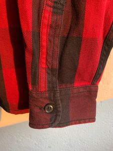 Levi's Red &amp; Black Plaid Shirt