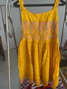 Yellow Sharara Set