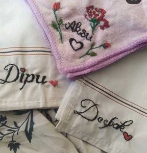 Personalized Embroidered Handkerchiefs