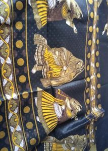 Black Colour Cotton Saree