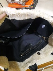 Shearling Tote Bag