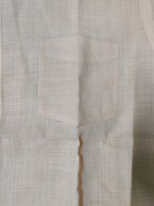 Cotton Linen Half Sleeves Shirt For Men (Xxl)