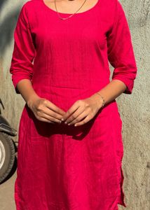 Elegant Pink Kurta Set