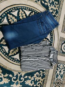 Combo Of Stylish Jeans And Shirt For Men ✨