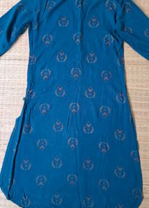 AVAASA BLUE 💙 ELEGENT DESIGN PRINTED KURTHI - XS
