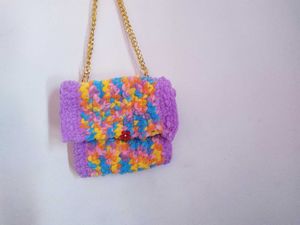Handmade Multi Colour Sling Bag