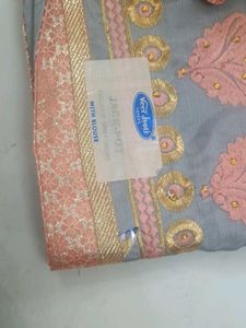 Elegant Embroidered Sari