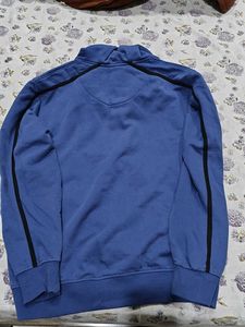 Blue Zip-Up Hoodie