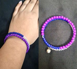 Beaded Bracelets Set Of 7