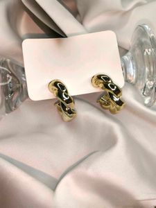 Chunky Gold Chain Earrings