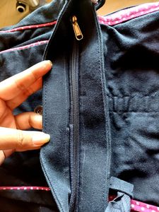 Pink And Blue Sling Bag