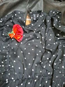 Chic Polka Dot Ruffle Dress