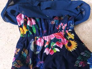 Floral Print One-Piece Set