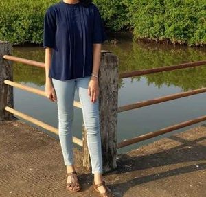 Navy Blue Top