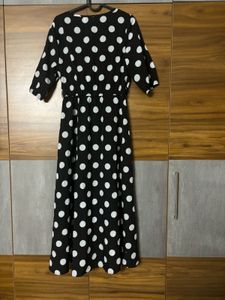 Black N White Dress For Women