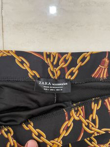 👑ZARA Chain Print Leggings|Gold &amp; Black|Must Buy