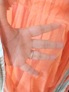 Coral Lehanga Choli Dupatta