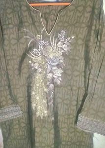 Elegant Embroidered Kurta
