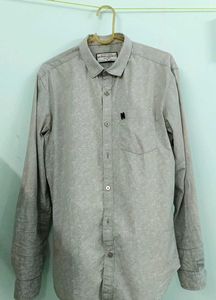 Gray Printed Shirt