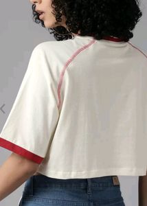 Boxy Fit Crop T-shirt