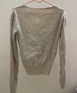 Beige Sweater Top
