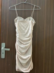 Ruched Cutout Mini Dress