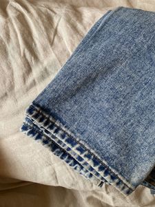 Blue Coloured Stonewash Denim
