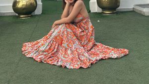 Boho Print Maxi Dress