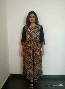 xxl Elegant Printed Dress