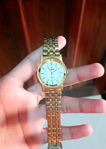 Branded Golden Watch For Men And Boys