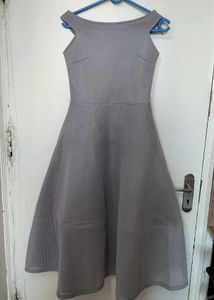 Silver Color Dress 👗
