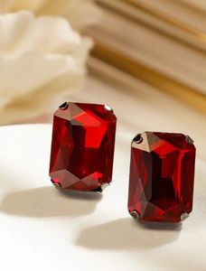 Red Stone Jewelry Set