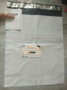 15 Courier Bags+ 10 Labels+ 2 Thank You Card