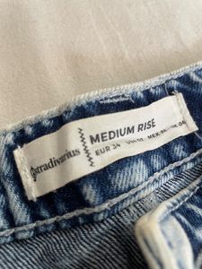 Blue Denim Distressed Shorts