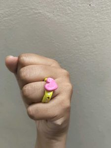 3 × ❤️ Y2K Chunky Clay Rings ✨