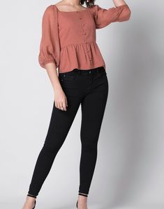 Stylish Peplum Top 🔥