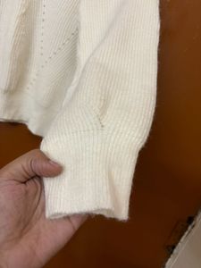 Korean Mock Neck Soft Woollen Sweater