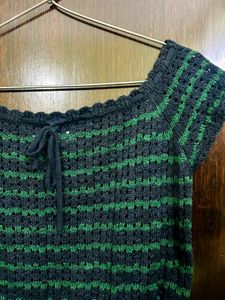 Striped Knit Top