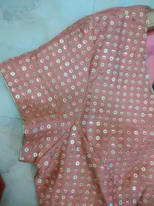 Sequence Kurti For . Onion Pink . Beautiful