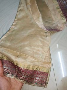 Formal Fancy Pattu Saree With Blouse
