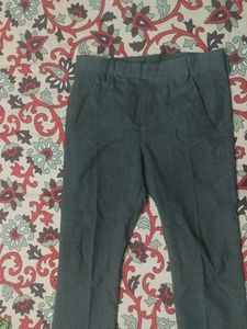 Men's Gray Straight Leg Trousers