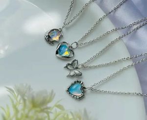 Silver Charm Necklace Set